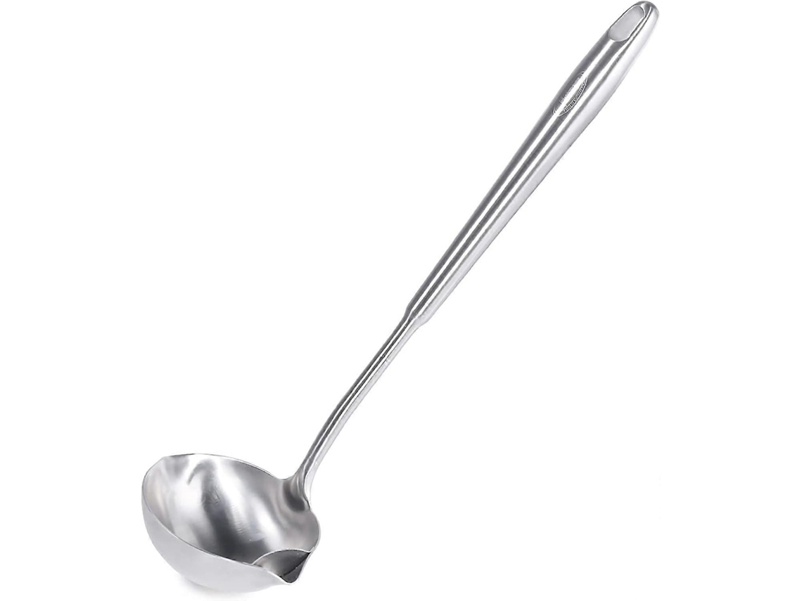Concha Para Molhos Saudáveis, Aço Inoxidável 304, Cabo Ergonômico Com Pegada A Vácuo, Resistente Ao Calor, 13,5 Polegadas