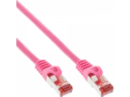 Cabo de Rede INLINE (RJ45 - 10 m - Rosa)