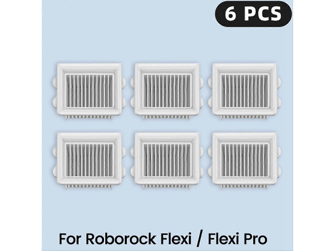 6 Filtros Hepa Para / Peças De Reposição Profissionais Acessórios Escova De Rolo Macia Filtro Lavável