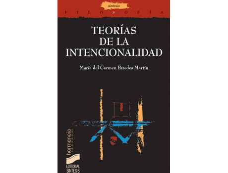 Livro Teorías De Las Intencionalidades