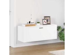 Vidaxl Sapateira De Parede 100x35x38 Cm Derivados De Madeira Branco