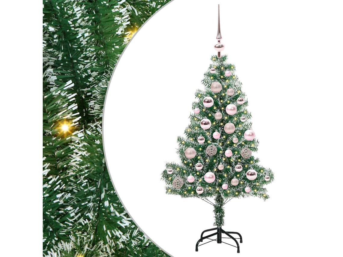 Conjunto 1 Árvores De Natal Artificiais Vidaxl Verde Polietileno (120 Cm)