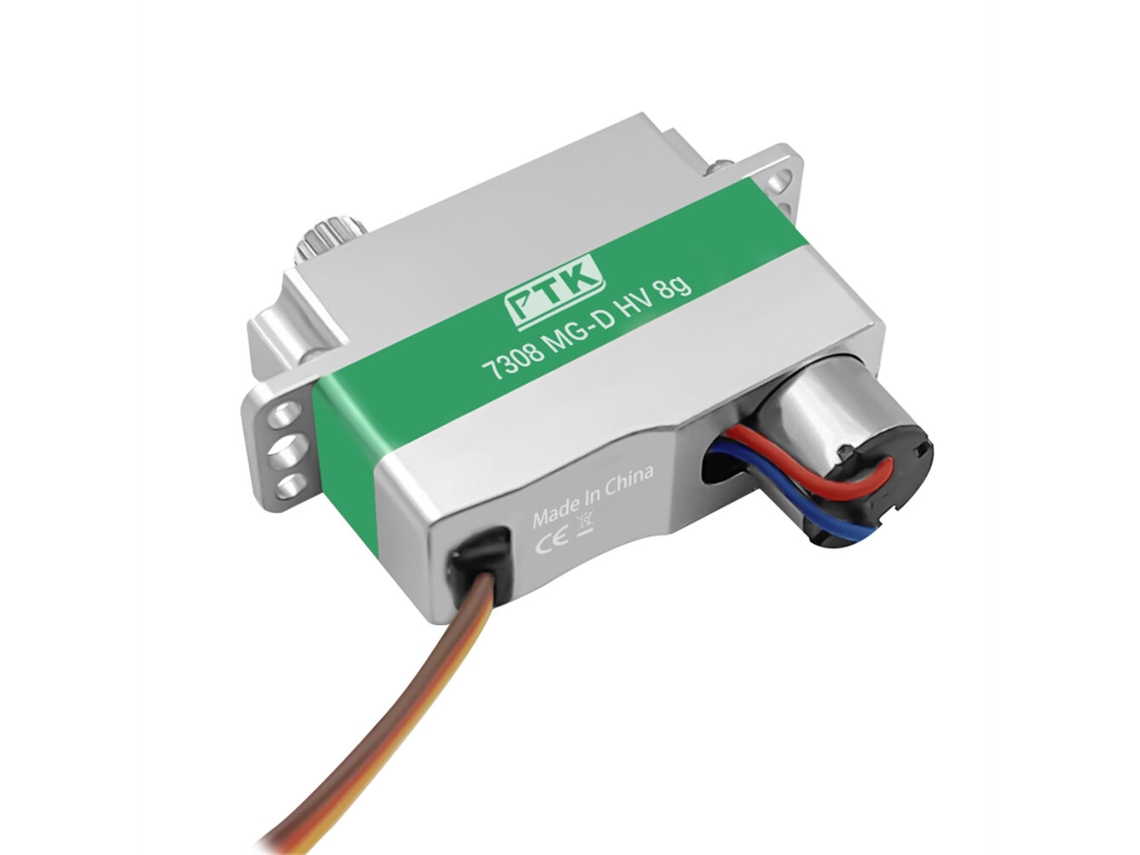 Servo Micro Ptk 7308mg d 8g para Venda por Grosso, Digital, com Dentes em Metal e Caixa em Metal, para Aeromodelismo, Planador, Kit X08 MDUG