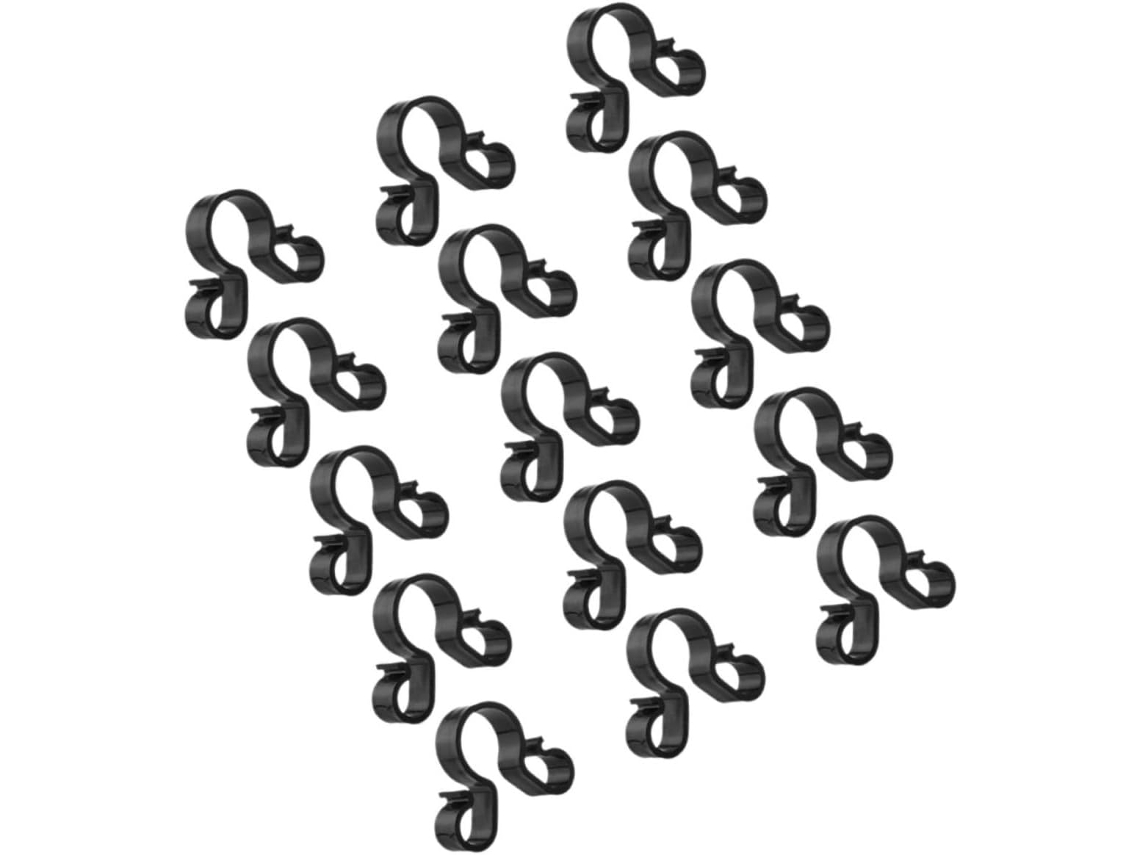 Extensor de clipe de segurança para velas de aniversário, suporte reutilizável para 15 unidades, vermelho, ideal para