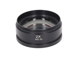 Lente Objetiva Auxiliar 2x para Microscópio | S/MARCA