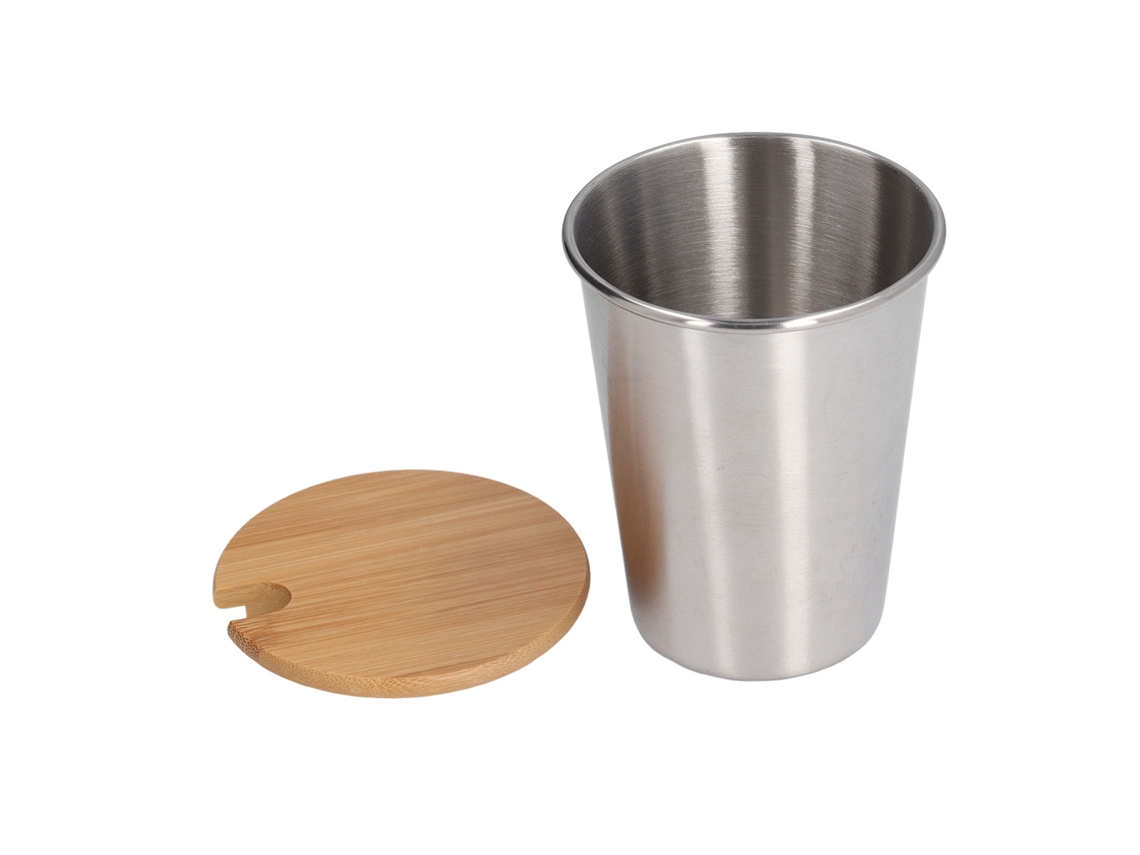 Caneca de Aço Inoxidável de Camada Única 350ml | S/MARCA