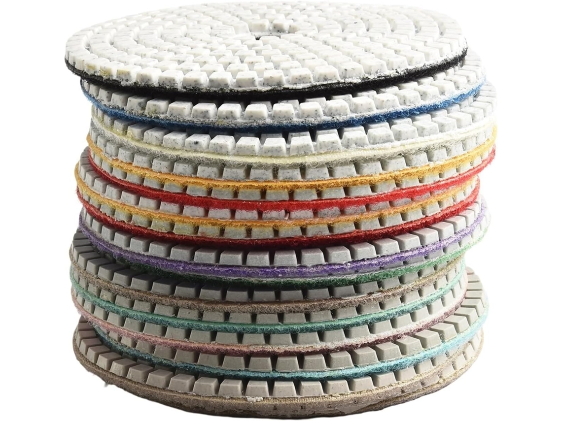 Conjunto De 15 Discos Polimento Resina 10 Cm (4 Polegadas) Para