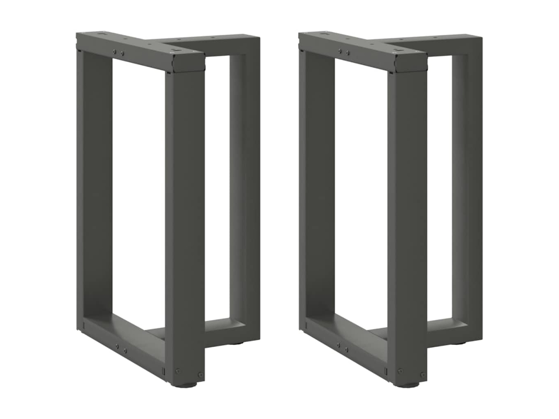 Dining Table Leg, Dining Table Legs Vidaxl Antracite Aço (60 X 35 X (72-73) Cm)
