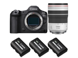 Eos R5 Mark Ii + Rf 70 200mm F/4 L Is Usm + 3 Canon Lp e6p + Ebook “20 Dicas para Fotos Que Impressionam” CANON