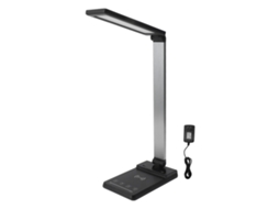 Rebe-lâmpada De Escritório Led Com Carregador Sem Fio Porta De Carregamento Rápido Pd3.0 Plug Us 100‑240v