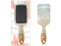 Escova Desembaraçadora Para Cabelos Molhados E Secos, Com Formato De Conchas E Estrelas Do Mar, Pentes Com Almofada De