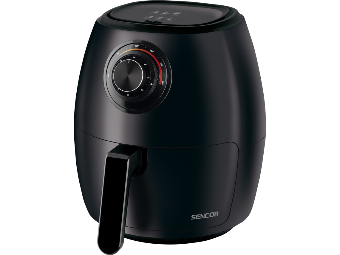 Fritadeira sem Óleo SENCOR SFR 3130BK Simples (3.5 L - Preto)