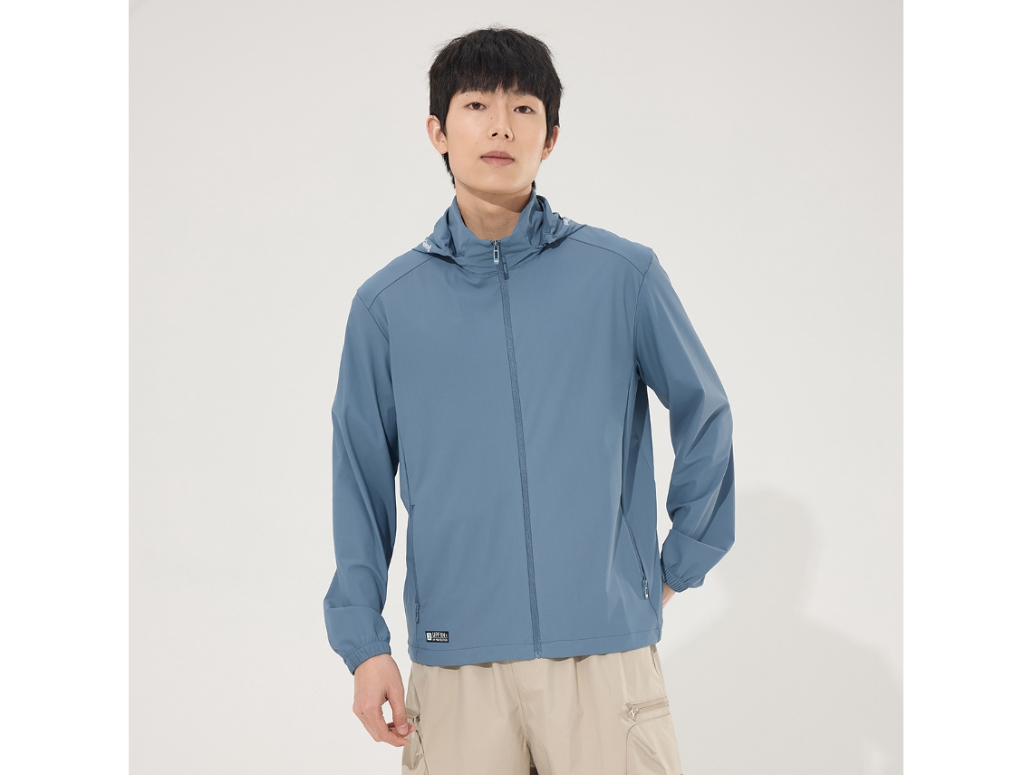 Camisa De Proteção Solar Masculina Yuysan, Manga Comprida, Secagem Rápida, Proteção Uv, Com Chapéu Removível