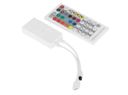 Controlador de Fita de Led Inteligente com Wi, Fi, Rgb, Controle Remoto Infravermelho de 40 Teclas, Dc5v 12v 24v BRILVIBERA