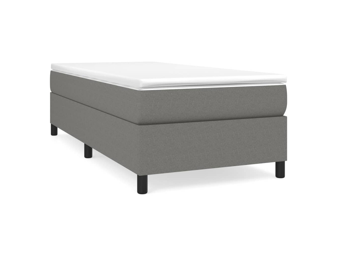 Box Spring Bed, Box Spring Beds Vidaxl Cinzeto Tecido (90 X 190 Cm)