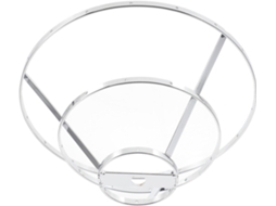 Suporte de Ferro para Pendurar, 3 Níveis, Prateado, Diâmetro 19 Cm, Altura 9 Cm, para SFUSHOS