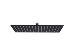 Vidaxl Cabeça De Chuveiro Retangular 40x30 Cm Aço Inoxidável Preto