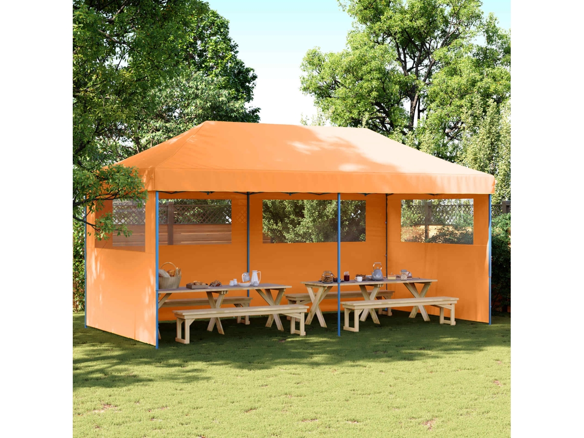 Vidaxl Tenda De Festa 292 X 580 X 315 Cm Laranja Tecido Oxford