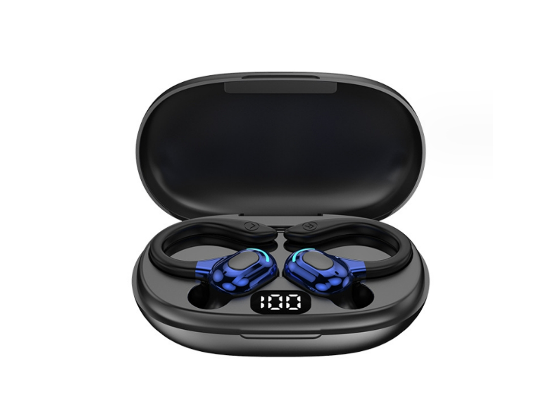 Fones Sem Fio Bluetooth 50h Reprodução, Bluetooth 5.3, Aumento de Graves 85%, IPX7, USB-C Branco JIAPEI