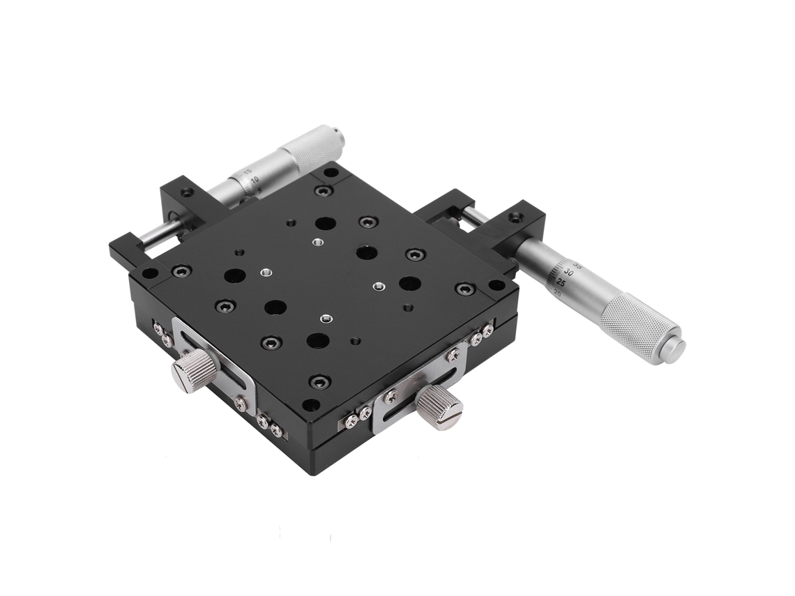 Plataforma Linear Xy Manual Laxiscreed De Alta Precisão Com Rolamentos Cruzados