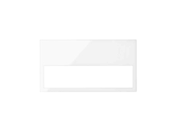 SIMON 100 Moldura Mínima 2 Elementos Branco 10001620-130