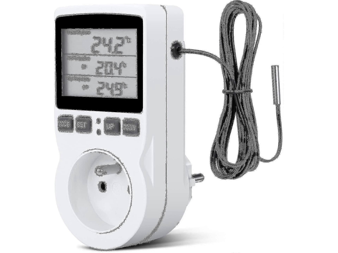 Lurelia Termostato Digital / Saída De Aquecimento E Resfriamento Lcd Controlador De Temperatura, 230v Para Estufa E Agricultura Tem Fcy