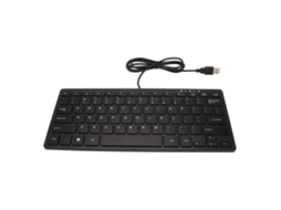 Teclado Mini Ultra Fino Com 78 Teclas Usb Fio