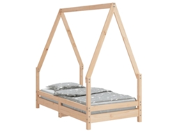 Estrutura de Cama Infantil 70x140 Cm Pinho Maciço MAISON EXCLUSIVE