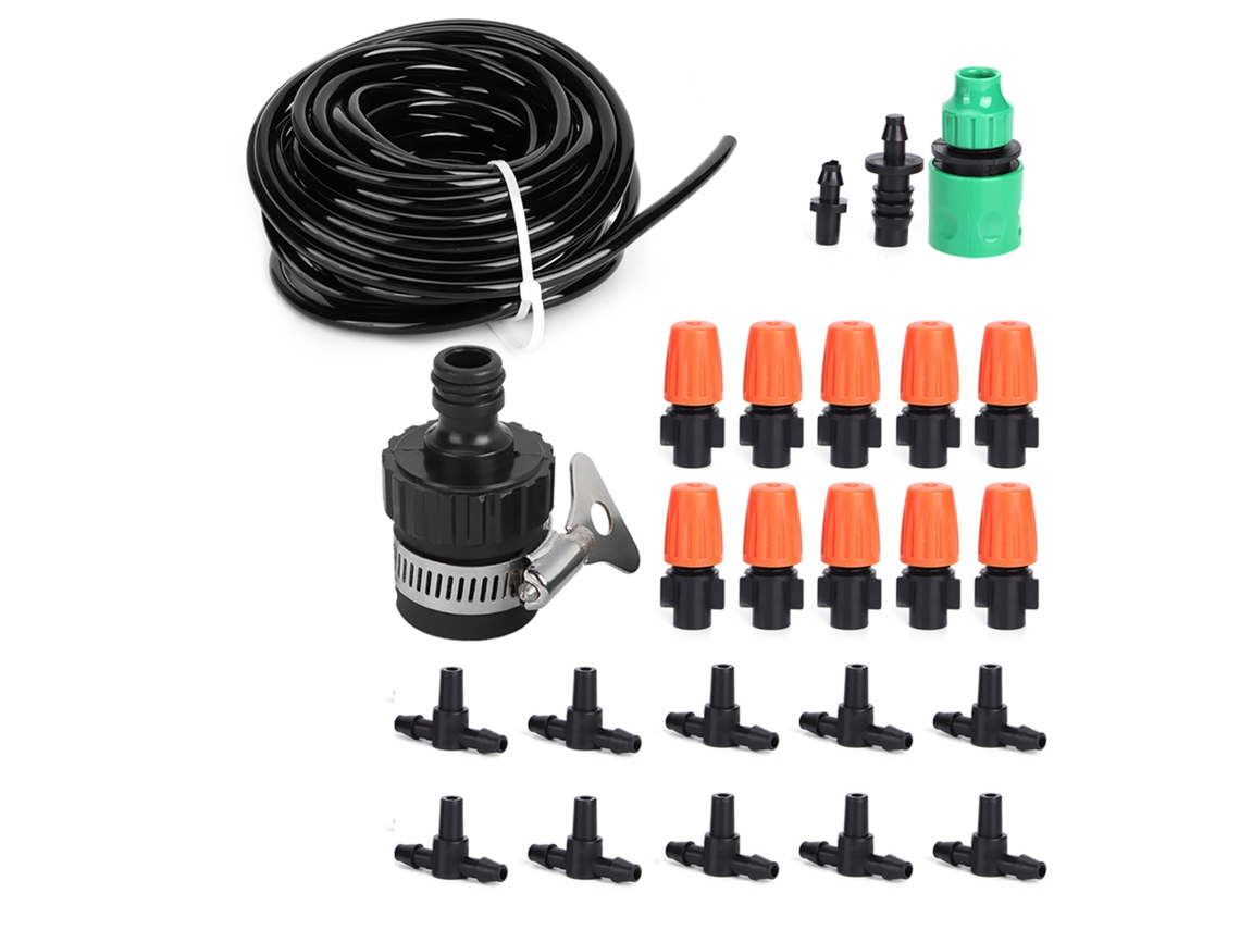 Sistema de Irrigação Automática Primerox 10m kit mangueira para jardim estufa agricultura