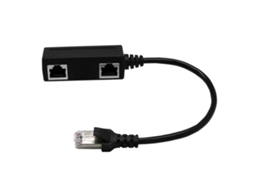 Cabo Adaptador Divisor De Rede Ethernet Lan Macho Para 2 Fêmeas Aquaforge