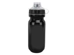 2026 botella de Agua para Bicicleta 600ml de Plástico Pp Portátil para Deportes Al Aire Libre Ciclismo Montaña Negro