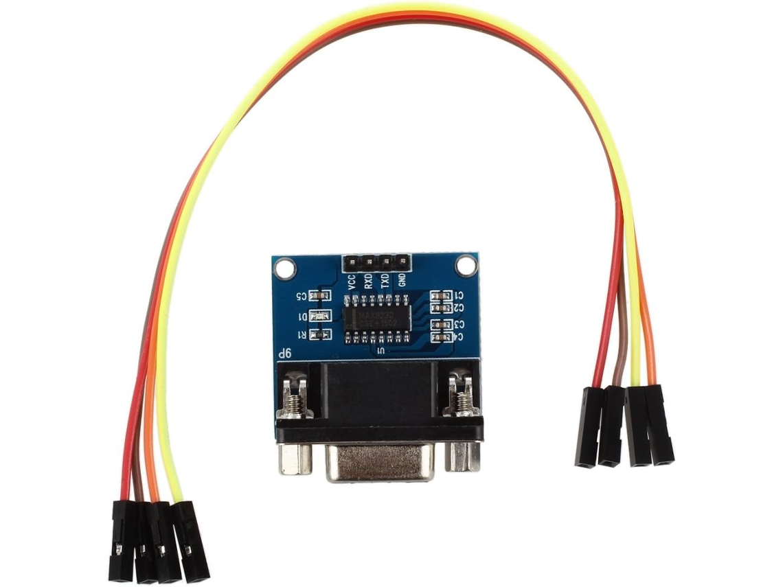 Módulo Conversor De Interface Rs232 Ttl Max3232 Com Conector Db9 E Cabo