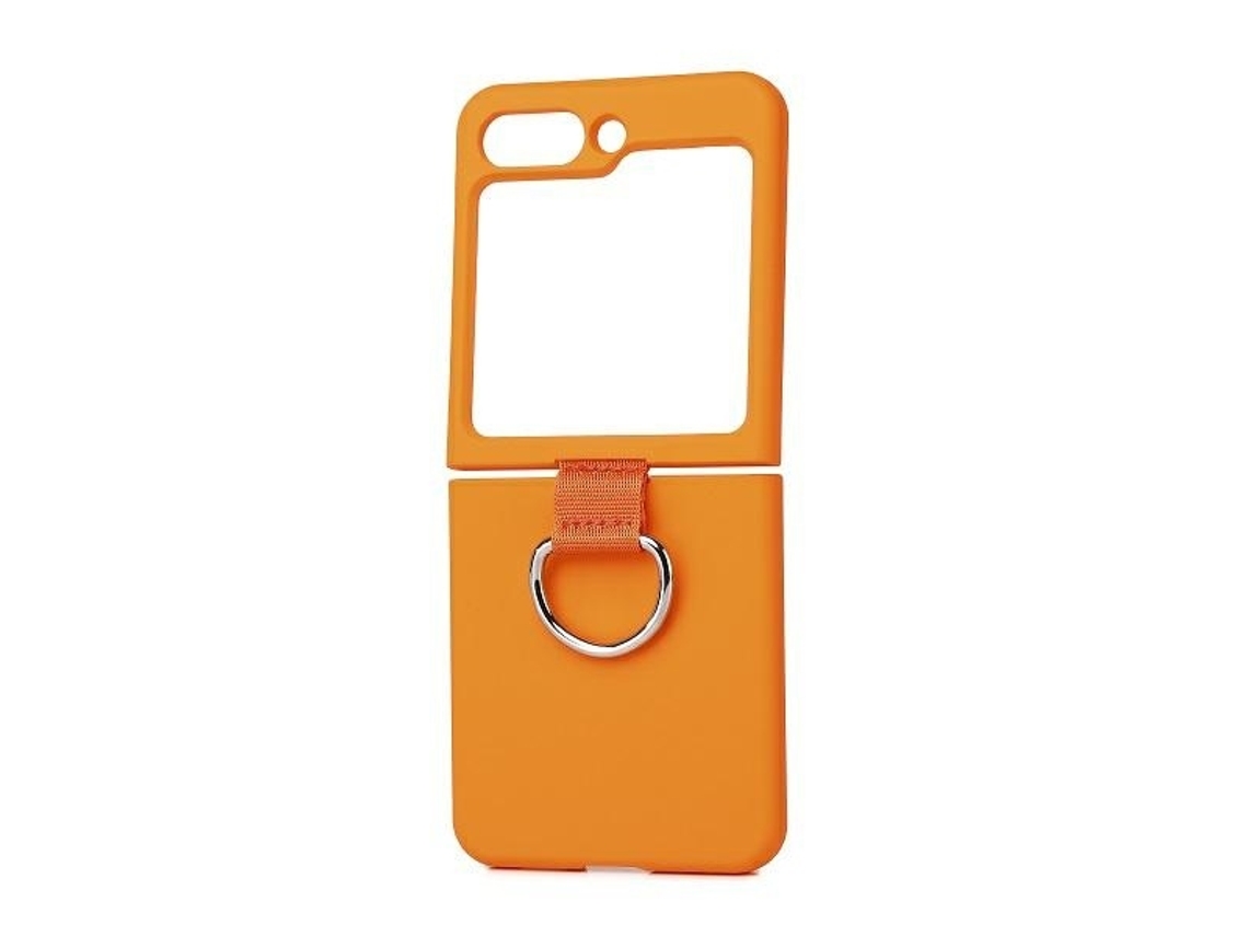 Capa para Samsung Galaxy Z Flip 5 BELINE Pele Sintética Laranja