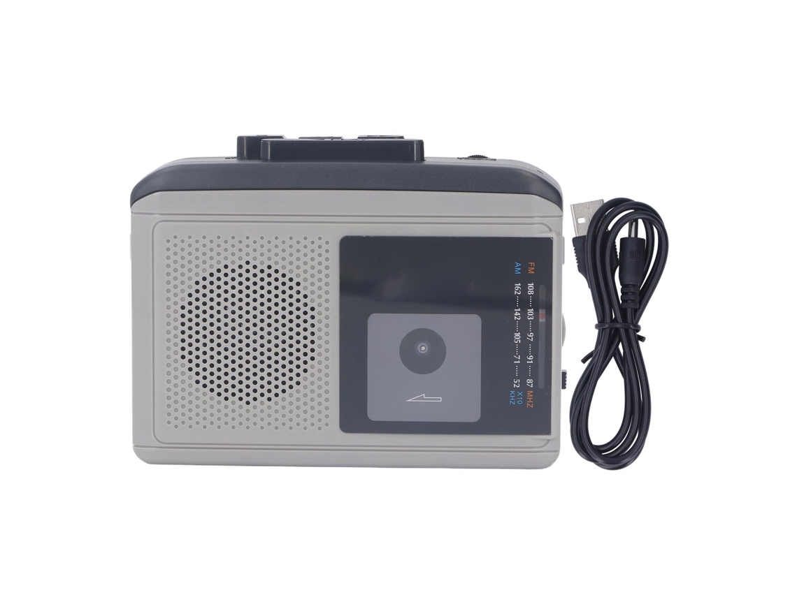 Reprodutor de Cassetes Portátil com Rádio Am Fm LAXISCREED