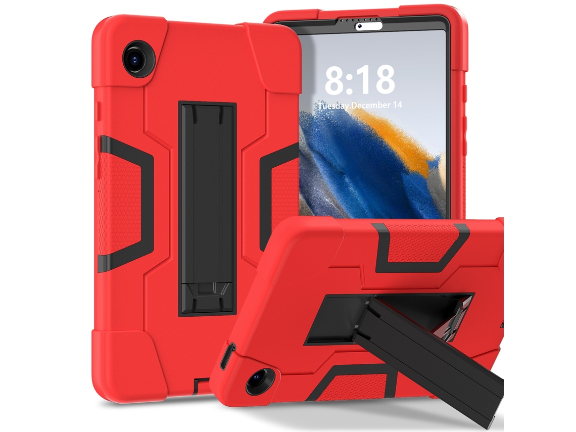 Tressino Capa Tablet Para Samsung Galaxy Tab A11 Plus 11 Polegadas Com Proteção Contra Impactos, Vermelha E Branca (11x27x18 Cm)