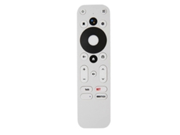Controle remoto por voz para Mecool Km2 Km2 Plus Onn Android 4k Uhd TV Box Branco