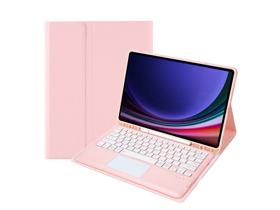 Capa Touch Bluetooth ZRUXE Para Samsung Galaxy Tab S9 FE+ 12,4'' SM-X610/X616B - Suporte para Caneta 
