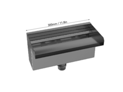 Laxiscreed Desembocadura Em Aço Inoxidável 304 Para Fontes Exteriores Com Conectores Duráveis