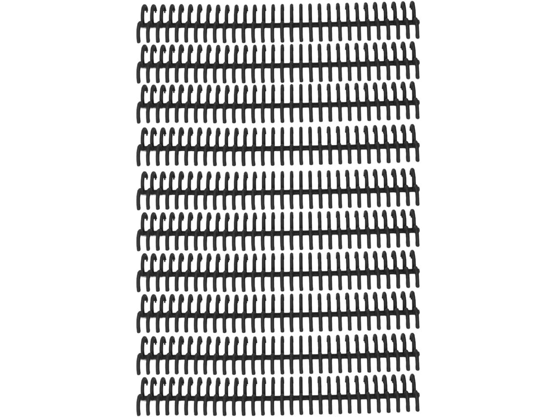 Conjunto De 10 Argolas Encadernação Folhas Soltas, Argolas De Plástico Com 30 Furos E 22mm Diâmetro Interno