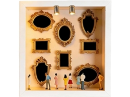 Prateleiras Madeira Figuras Decorativas Projetos Diy Armazenamento Natural Estilo Criativo Museu Decorativo GOKOCO