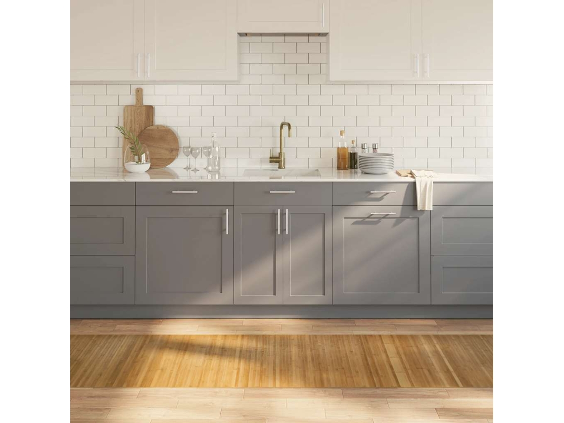 Vidaxl Tapete Retangular 70x500 Cm Bambu Cor Natural