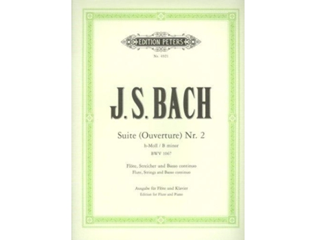 Livro Suite BWV 1067 de JOHANN SEBASTI BACH (Alemão)