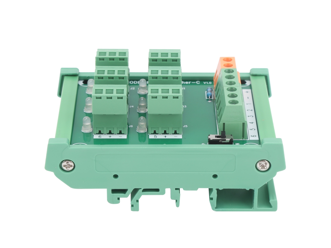 Bloco De Terminal Kp-6l-gther-c 3-wire 6-canais Placa De Aquisição Montagem Em Barra Din