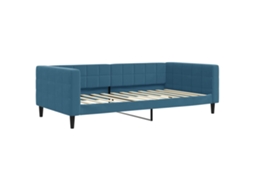 Day Bed, Day Beds Vidaxl Azul Veludo (100 X 200 Cm)