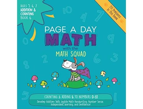 Livro Page A Day Math Addition Counting Book 6 Adding 6 to the Numbers 010 de Janice Auerbach (Inglês)