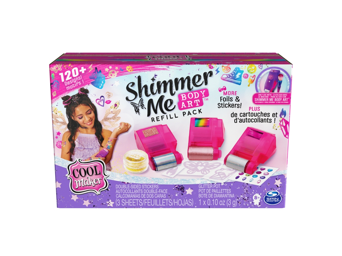 Conjunto de tatuagens para crianças SPIN MASTER Pack (8 anos)