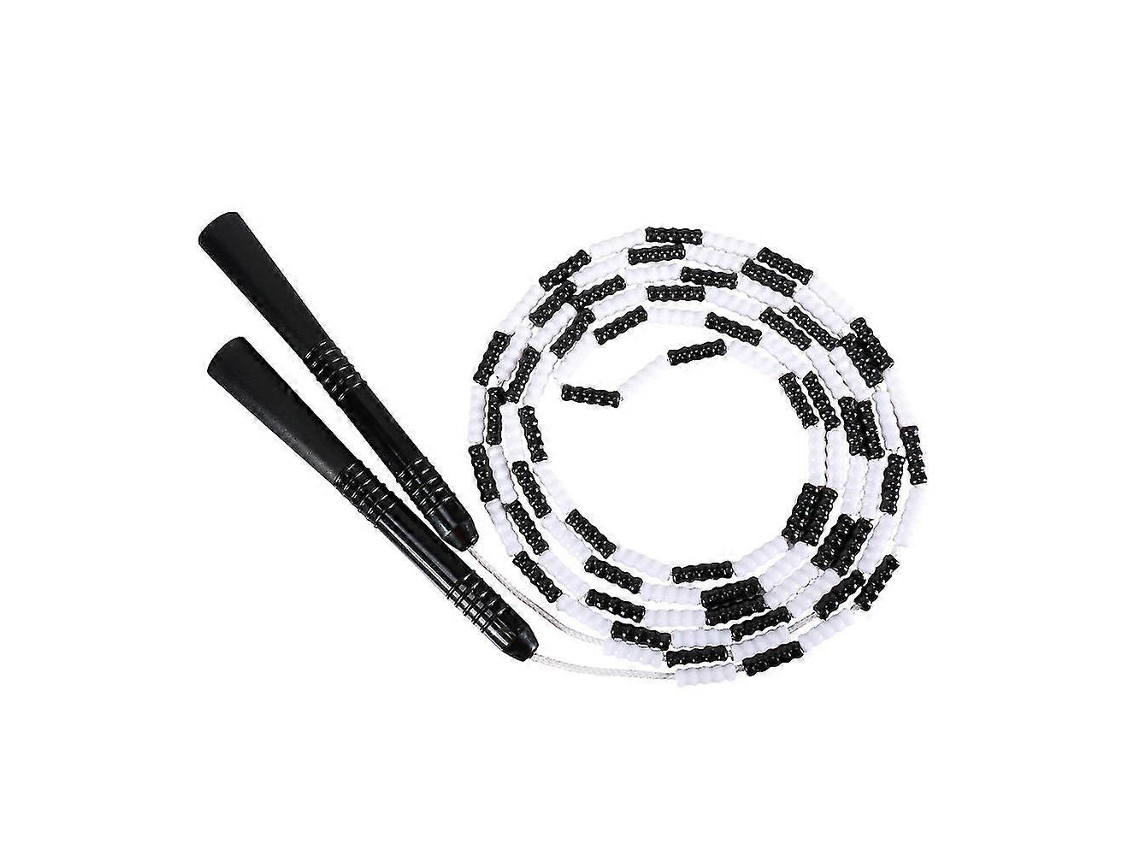 Corda De Pular De 9 Pés Com Contas Macias, Ajustável, Sem Emaranhamento, Corda De Pular Fitness Aquaforge