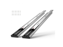 Conjunto De Guias De Gaveta Laterais 406 Mm Com Fecho Suave E Extensão Total Tekmaquinas
