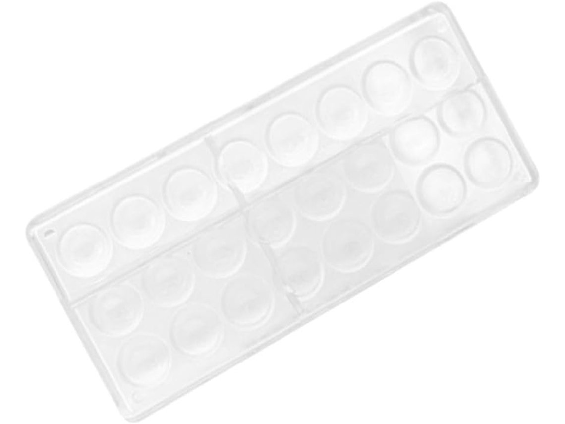 Forma Semicircular Para Chocolate Em Acrílico E Silicone, Fácil De Desenformar.