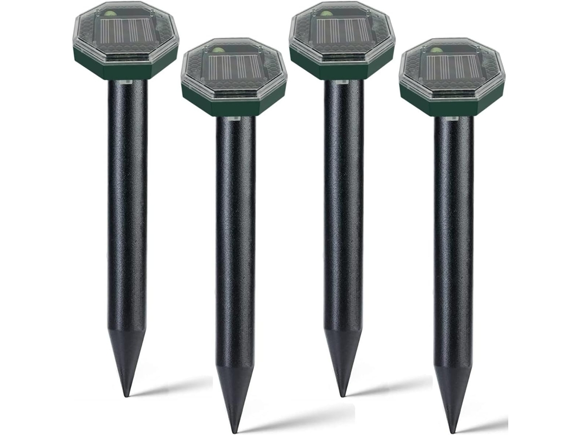 Kit Repelente de Ratos Formato Octogonal 4 Unidades Ferramenta de Jardinagem ZMDECQNA